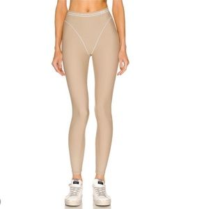 Adam Selman French Cut High-rise leggings in Chino